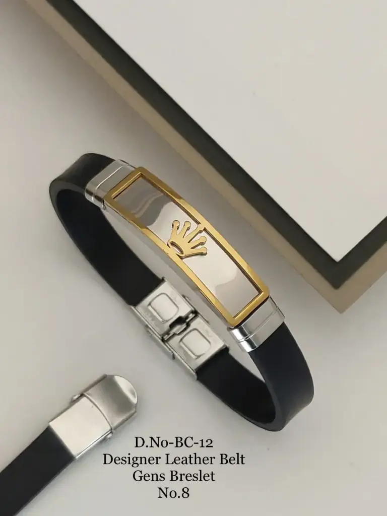 Designer Leather Belt Bracelet A10